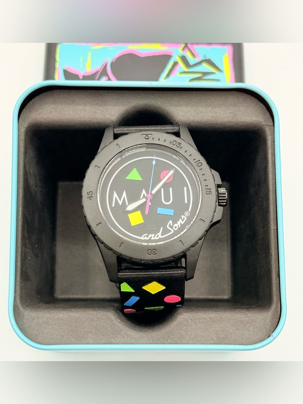 Fossil x Maui and Sons LE1150 Solar Watch Limited Edition 80s Retro 1036/1340
